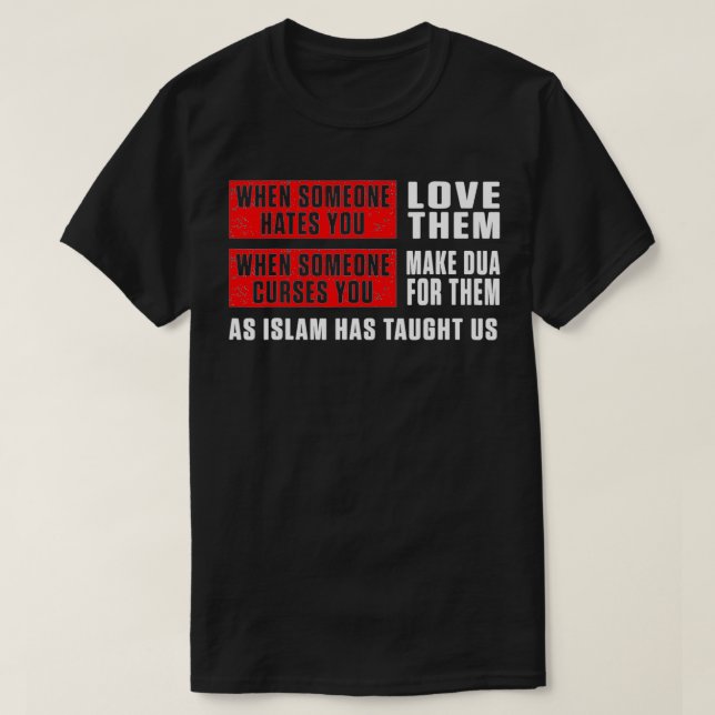 Islam Muslim Dua Allah Alhamdulillah Religion Rama T Shirt (Design framsida)