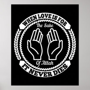 Islam när Kärlek är för Allahs skull Poster