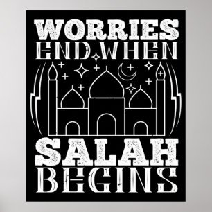 Islam - Oronas slut när Salah börjar Poster