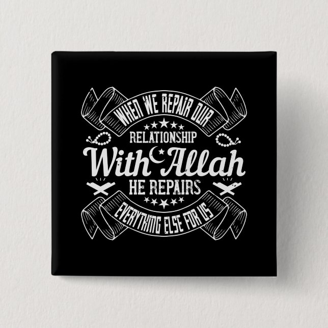 Islam - Reparera din relation med Allah Knapp (Framsida)