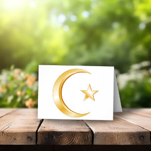 Islam Symbol-mappat gratulationskort Hälsningskort