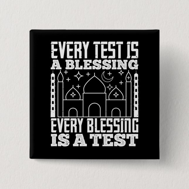 Islam - varje test är en välsignelse knapp (Framsida)