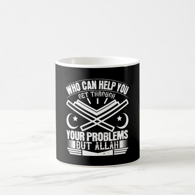 Islam - Vem kan hjälpa dig om inte Allah Kaffemugg (Center)