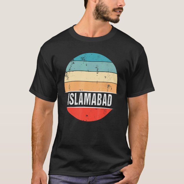 Islamabad Pakistan City Trip T Shirt (Framsida)
