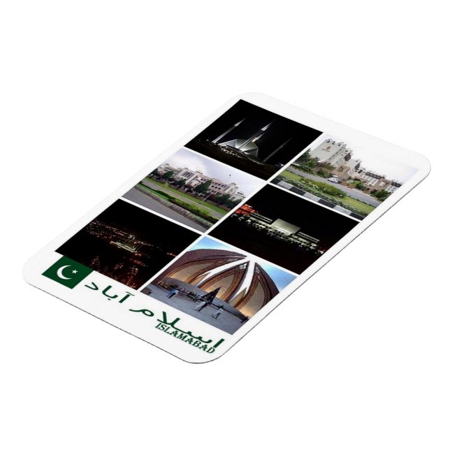 Islamabad - Pakistan - Mosaic - Magnet (Vänstra Sidan)
