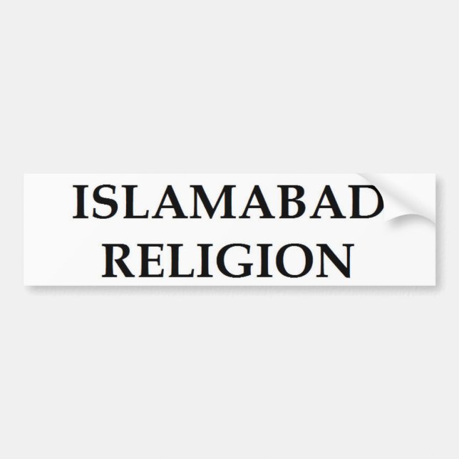 Islamabad religion bildekal (Framsidan)