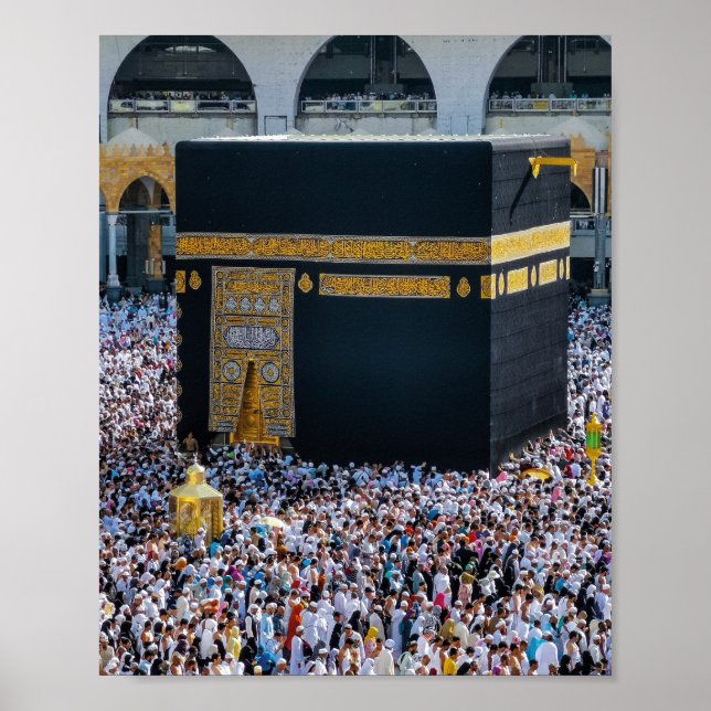Islamic Art, Mecca of islam in saudi arabia Poster (Framsidan)