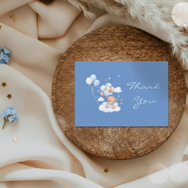 Islamic Baby Boy Aqiqah Thank You Card Tack Kort (Skapare uppladdad)