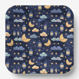 Islamic Baby Shower Paper Plates | Aqiqah