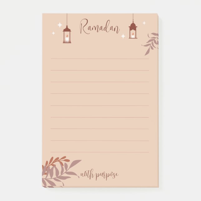 Islamic Boho Ramadan Post-it Block (Framsida)
