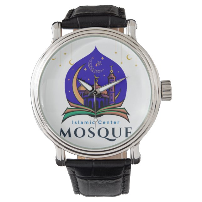 Islamic Center Mosque – Elegant armbandsurdesign  Armbandsur (Framsida)