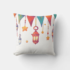  Islamic Colorful Design for Ramadan Throw Pillow Kudde