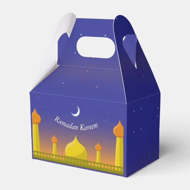 Islamic Crescent Ramadan Kareem Typography Presentaskar (Framsidan Sidan)
