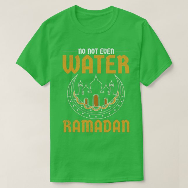 Islamic Fasting Muslim Mosque Islam Ramadan T Shirt (Design framsida)