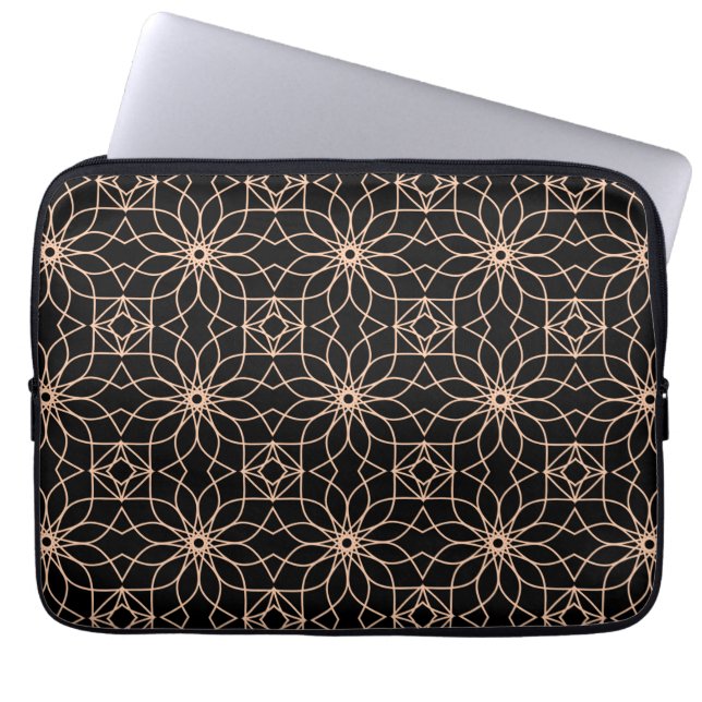 Islamic Geometric Mönster Arabic Art Laptop Fodral (Framsidan)