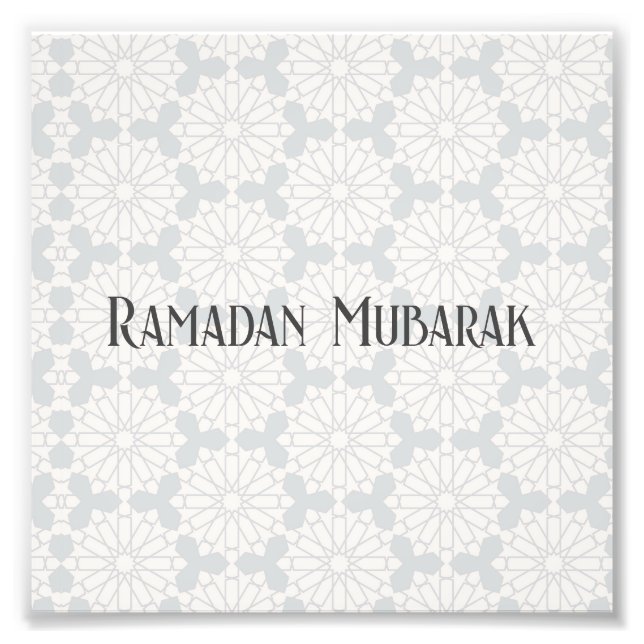 Islamic Geometric Mönster Fototryck (Framsidan)