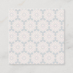 Islamic Geometric Mönster Fyrkantigt Visitkort