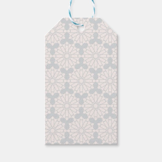 Islamic Geometric Mönster Presentetikett (Framsidan)