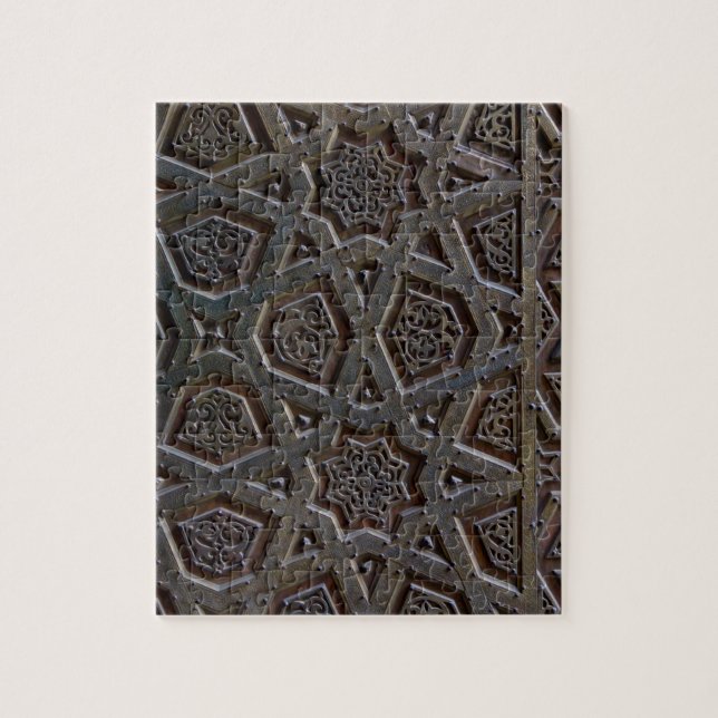 Islamic Geometric Mönster Pussel (Vertikal)
