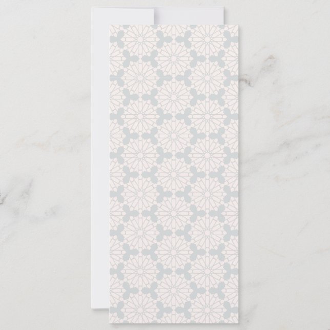 Islamic Geometric Mönster Spara Datumet (Framsida)