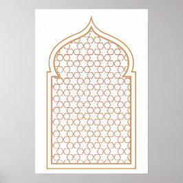 Islamic Geometric Wall Art Poster