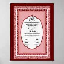 Islamic giftermål certifikat,