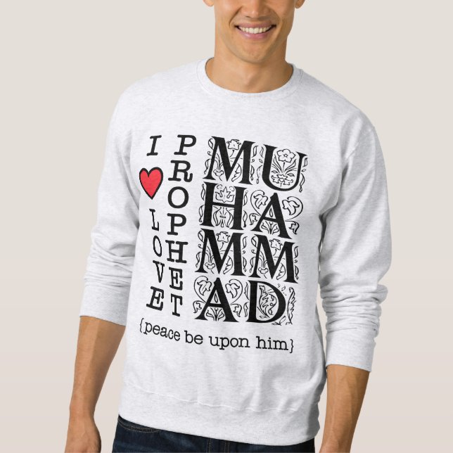 Islamic Gifts Muslim Clothing Halal Modest Wear Lång Ärmad Tröja (Framsida)