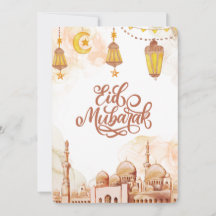 Islamic Lycklig Eid Mubarak