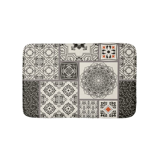 Islamic Majolica Pottery Tile Mönster Badrumsmatta (Framsidan)