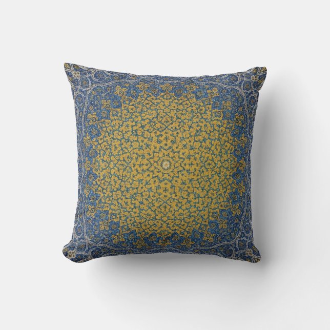 Islamic Mandala Dekorativ kudde - Golden Persian P (Framsida)