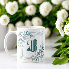 Islamic Modern Blommigt Arabiska Calligraphy Allah Kaffemugg