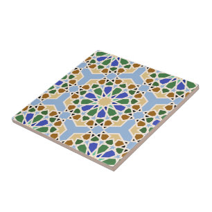 Islamic Mönster Background Kakelplatta