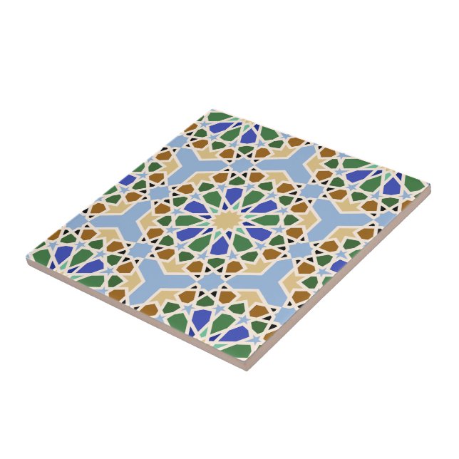 Islamic Mönster Background Kakelplatta (Sidan)