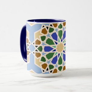 Islamic Mönster Background Mugg