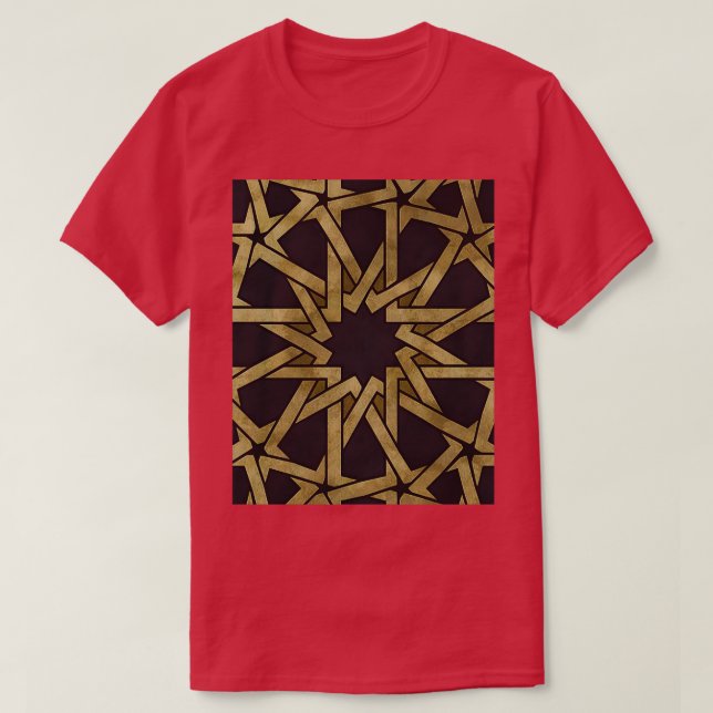 Islamic Mönster Graphic T Shirt (Design framsida)