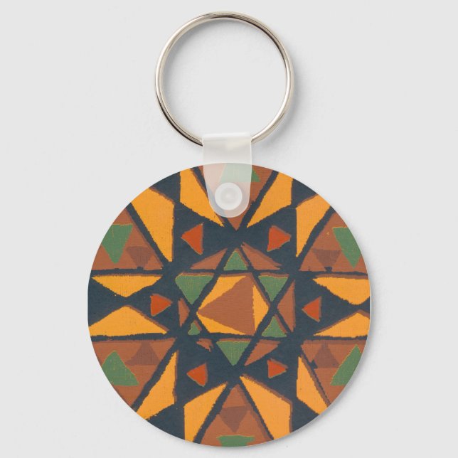 Islamic Mönster Keychain Nyckelring (Framsida)