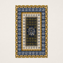 Islamic Wall Art Allah Names Calligraphy Geometric Visitkort