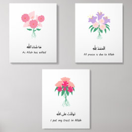 Islamic Wall Print Set