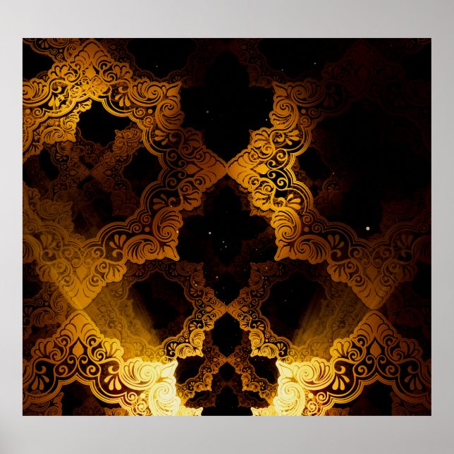 Islamisk 3D: Ramadan Festival Background. Poster (Framsidan)