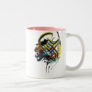 Islamisk Calligraphykonst, Som-Salamu ` Alaykum Två-Tonad Mugg