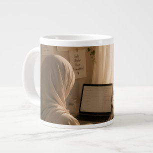 Islamisk Deen & Dunya Spiral mugg Jumbo Mugg