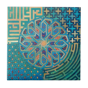 Islamisk design kakelplatta
