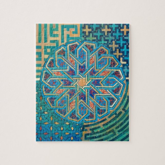 Islamisk design pussel (Vertikal)