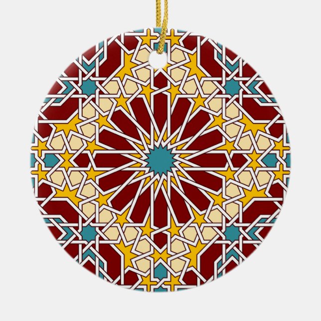 Islamisk geometrisk dekoration av mönster (Framsidan)