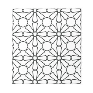 Islamisk geometrisk Mönster arabisk design Anteckningsblock