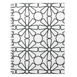 Islamisk geometrisk Mönster arabisk design Anteckningsbok