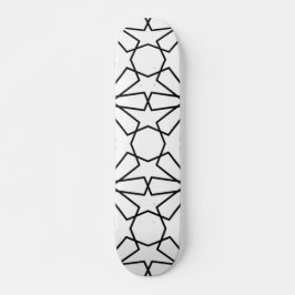 Islamisk geometrisk Mönster arabisk design Mini Skateboard Bräda 18,5 Cm