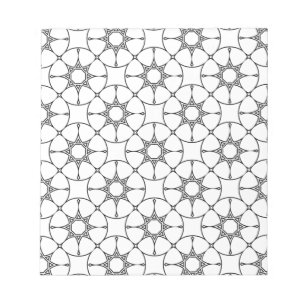 Islamisk geometrisk Mönster Arabiska designutfall Anteckningsblock