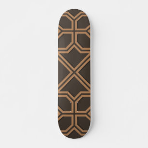 Islamisk geometrisk Mönster design Mini Skateboard Bräda 18,5 Cm