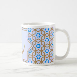 islamisk geometrisk mönster kaffemugg